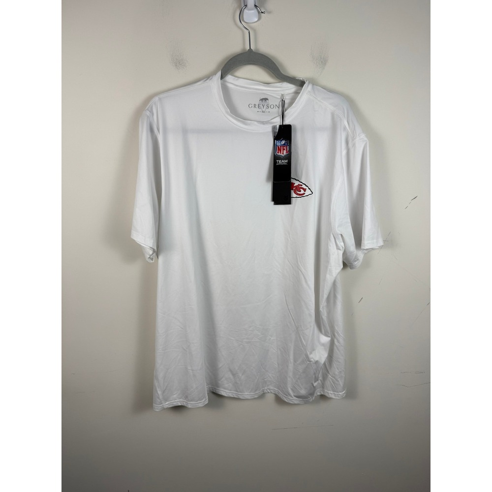 Greyson NFL Kansas City Chiefs Guide SS Tee Arctic White XL NEW